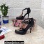 Dolce & Gabbana Heel 10.5cm Devotion Chain T-bar Pumps Black 2021