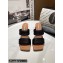 Alexander Wang Heel 10cm Satin Slide Sandals With Logo Embroidery Black 2022
