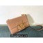 Valentino Stud Sign Grainy Calfskin Shoulder Bag Nude Pink 2022