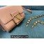 Valentino Stud Sign Grainy Calfskin Shoulder Bag Nude Pink 2022
