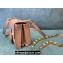 Valentino Stud Sign Grainy Calfskin Shoulder Bag Nude Pink 2022