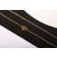 Louis Vuitton Essential V Pendant Necklace Black 2018
