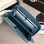 Prada Zip Leather Wallet 1ML506 Cobalt Blue/Astral Blue