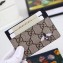 Gucci Bee Print GG Supreme Card Case ‎451277 GG Supreme