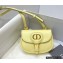 Dior Micro Bobby Bag in Box Calfskin Pale Yellow 2022