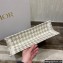 Dior Small Book Tote Bag in Gold-Tone Houndstooth Embroidery 2022