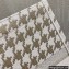 Dior Book Tote Bag in Gold-Tone Houndstooth Embroidery 2022