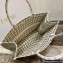 Dior Book Tote Bag in Gold-Tone Houndstooth Embroidery 2022