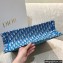 Dior Book Tote Bag in Cornflower Blue Oblique Embroidery 2022