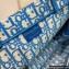 Dior Book Tote Bag in Cornflower Blue Oblique Embroidery 2022