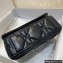 Dior Small Caro Bag in Padded Macrocannage Calfskin Black 2022