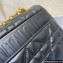 Dior Medium Caro Bag in Padded Macrocannage Calfskin Black 2022
