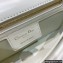 Dior Small Caro Bag in Padded Macrocannage Calfskin White 2022