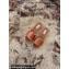 Valentino Grainy Calfskin Leather Rockstud Espadrilles Slide Sandals Brown 2022