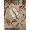 Valentino Grainy Calfskin Leather Rockstud Espadrilles Slide Sandals Light Gold 2022