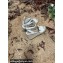 Valentino Studded Ruffled Leather Wedge Espadrilles Sandals White 2022