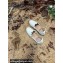 Valentino Studded Ruffled Leather Espadrilles Sandals White 2022