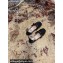 Valentino Studded Ruffled Leather Espadrilles Sandals Black 2022