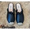 Valentino Studded Ruffled Leather Espadrilles Mules Sandals Black 2022