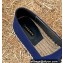 Versace La Medusa Print Espadrilles in Cotton Canvas Blue 2022
