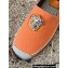 Versace La Medusa Print Espadrilles in Cotton Canvas Orange 2022
