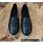 Versace La Medusa Espadrilles in Leather Embossed Black 2022