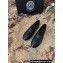 Versace La Medusa Espadrilles in Leather Embossed Black 2022