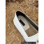 Versace La Medusa Espadrilles in Leather White 2022