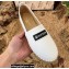 Louis Vuitton Rubber Patch Starboard Flat Espadrilles in Cotton Canvas White 2022