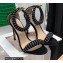Gianvito Rossi Heel 10.5cm BIJOUX Sandals Suede Black/Crystal 2022
