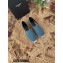 Saint Laurent YSL Embroidered Espadrilles in Denim Dark Blue 2022