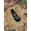 Prada Embroidered Lettering Logo Velvet Espadrilles Black 2022