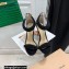 Gianvito Rossi Heel 10.5cm BIJOUX Sandals Suede All Black/Crystal 2022