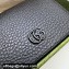 Gucci GG Marmont Card Case Wallet 456126 Resin Hardware Black 2022