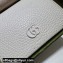 Gucci GG Marmont Card Case Wallet 456126 Resin Hardware White 2022