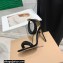 Gianvito Rossi Heel 10.5cm BIJOUX Sandals Suede All Black/Crystal 2022