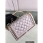 Chanel Chain Braided Top Handle Boy Flap Small Bag A67085 White 2022