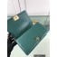 Chanel Chain Braided Top Handle Boy Flap Medium Bag A67086 Green 2022