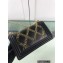 Chanel Quilted Chain Braided Boy Flap Medium Bag A67086 Black 2022