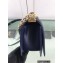 Chanel Quilted Chain Braided Boy Flap Medium Bag A67086 Blue 2022