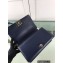 Chanel Quilted Chain Braided Boy Flap Medium Bag A67086 Blue 2022