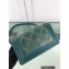 Chanel Quilted Chain Braided Boy Flap Medium Bag A67086 Green 2022