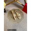 Valentino Leather Vlogo Espadrilles Slide Sandals Light Gold 2022