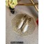 Valentino Grainy Calfskin Leather Rockstud Espadrilles Light Gold 2022