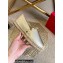 Valentino Grainy Calfskin Leather Rockstud Espadrilles Light Gold 2022