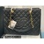 Chanel GST Shopping Tote Bag A50995 in Caviar Leather Black/Gold