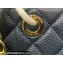 Chanel GST Shopping Tote Bag A50995 in Caviar Leather Navy Blue/Gold