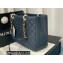 Chanel GST Shopping Tote Bag A50995 in Caviar Leather Navy Blue/Gold