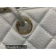 Chanel GST Shopping Tote Bag A50995 in Caviar Leather White/Gold