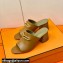 Hermes Roulis Buckle Camilla Mules Brown